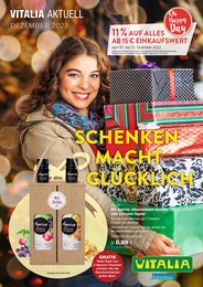 Supermarkt Prospekt von VITALIA Reformhaus Holzgerlingen VITALIA Reformhaus Prospekt: "SCHENKEN MACHT GLÜCKLICH", 8 Seiten, 01.12.2022 - 31.12.2022