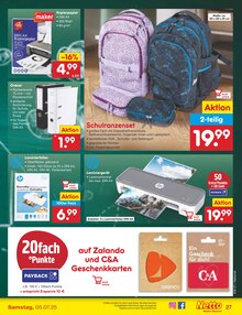 Schulranzen im Netto Marken-Discount Prospekt "Aktuelle Angebote" mit 63 Seiten (Albstadt)
