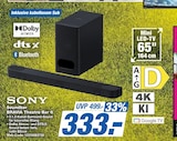 Aktuelles Soundbar BRAVIA Theatre Bar 6 Angebot bei expert in Amberg ab 333,00 €