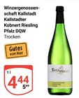 Kallstadter Kobnert Riesling Pfalz DQW bei GLOBUS im Prospekt "" für 4,44 €
