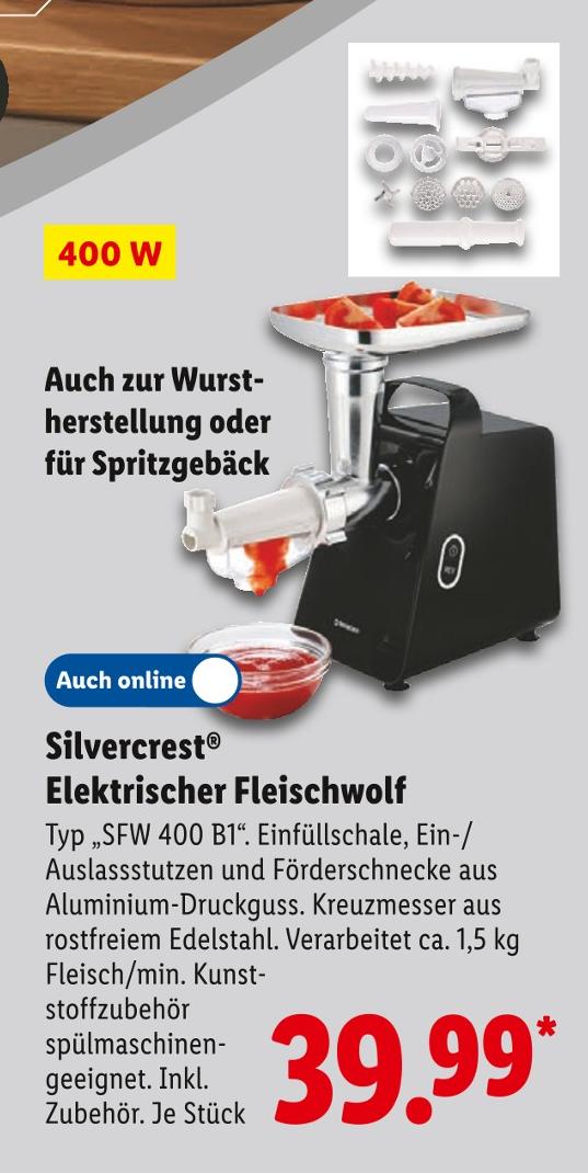 Elektrischer Fleischwolf
