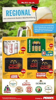 Bier im Penny Prospekt "Wer günstig will, muss Penny." mit 48 Seiten (Ludwigsburg)