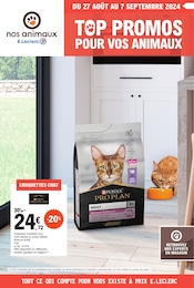 Alimentation Angebote im Prospekt "TOP PROMOS POUR VOS ANIMAUX" von E.Leclerc auf Seite 1