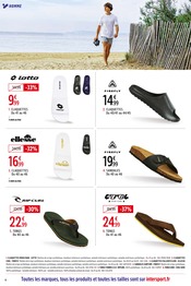 Promos Sandales dans le catalogue "À VOS MARQUES, PRÊTS...ÉTÉ !" de Intersport à la page 8 Promos Sandales dans le catalogue "À VOS MARQUES, PRÊTS...ÉTÉ !" de Intersport à la page 8