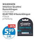 Intuition Quattro von WILKINSON im aktuellen V-Markt Prospekt für 5,99 €