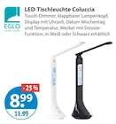 LED-Tischleuchte Coluccia von EGLO im aktuellen V-Markt Prospekt für 8,99 €