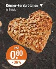 Körner-Herzbrötchen von  im aktuellen V-Markt Prospekt für 0,60 €