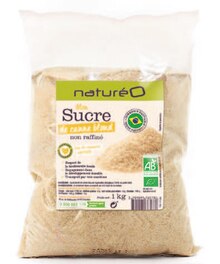 Sucre de canne blond équitable poudre - NaturéO à Bourges Sucre de canne blond équitable poudre en promo chez NaturéO Bourges à 2,99 €