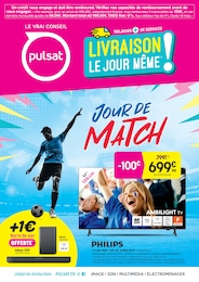 Prospectus Pulsat à Vicq-sur-Gartempe, "JOUR DE MATCH", 8 pages, 18/05/2026 - 20/06/2026