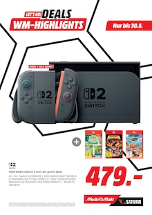 Nintendo Switch Angebot im MediaMarkt Saturn Prospekt, gültig von 15.05.2026 bis 31.05.2026 Nintendo Switch Angebot im aktuellen MediaMarkt Saturn Prospekt auf Seite 23