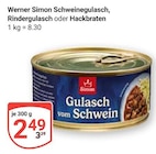 Schweinegulasch Angebote von Werner Simon bei GLOBUS Nettetal für 2,49 €