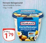 Beilagensalat Angebote von Homann bei GLOBUS Bochum für 1,79 €