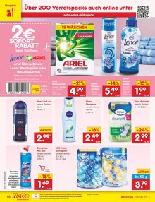 Ariel im Netto Marken-Discount Prospekt "Aktuelle Angebote" mit 61 Seiten (Erfurt)
