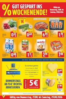 Nutella im E center Prospekt "Aktuelle Angebote" mit 33 Seiten (Berlin)