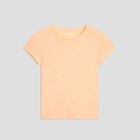 T-shirt manches courtes orange fluo fille en promo chez La Halle T-shirt manches courtes orange fluo fille dans le catalogue La Halle
