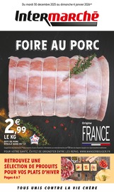 Prospectus Supermarchés Intermarché Express en cours à Mont-Saint-Martin et alentours, "FOIRE AU PORC", 12 pages, 30/12/2025 - 04/01/2026 Catalogue Supermarchés Intermarché Express en cours à Mont-Saint-Martin et alentours, "FOIRE AU PORC", 12 pages, 30/12/2025 - 04/01/2026
