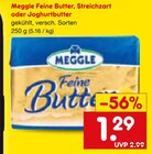 Aktuelles Feine Butter, Streichzart oder Joghurtbutter Angebot bei Netto Marken-Discount in Ingolstadt ab 1,29 €