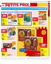 Glace Angebote im Prospekt "GROS VOLUMES = PETITS PRIX" von Carrefour auf Seite 33