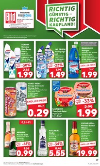 Wodka im Kaufland Prospekt "Aktuelle Angebote" mit 62 Seiten (Leipzig)