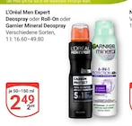 Aktuelles Men Expert Deospray Angebot bei GLOBUS in Duisburg ab 2,49 €
