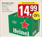 Bier Angebote von Heineken bei WEZ Lübbecke für 14,99 €
