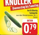nah und gut Schwanfeld - Salatgurke Angebot im Prospekt Salatgurke bei nah und gut im Schwanfeld Prospekt für 0,79 €