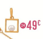 Pendentif perle de culture dans le catalogue E.Leclerc