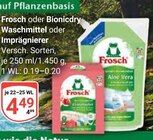 Waschmittel im Angebot bei GLOBUS in Krefeld Waschmittel Angebote von Frosch bei GLOBUS Krefeld für 4,49 €