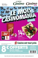 Catalogue Petit Casino "Le mois Casinomania", 12 pages, à Marseille, 05/02/2020 - 16/02/2020 Prospectus Petit Casino "Le mois Casinomania", 12 pages, à Marseille, 05/02/2020 - 16/02/2020