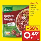 Fix im Netto Marken-Discount Prospekt Fix von Knorr im aktuellen Netto Marken-Discount Prospekt für 0,49 €