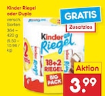Riegel oder Duplo bei Netto Marken-Discount im Eslohe Prospekt für 3,99 €