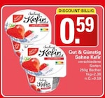 Sahne Kefir Angebote von Gut & Günstig bei WEZ Löhne für 0,59 €