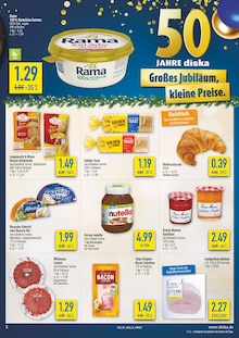 Nutella im diska Prospekt "Alles günstig. Alles da. Alles an Deinem Ort." mit 12 Seiten (Amberg)