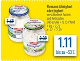 Almighurt oder Joghurt bei diska im Obernbreit Prospekt für 1,11 €