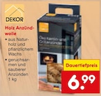 Holz Anzündwolle von DEKOR im aktuellen Netto Marken-Discount Prospekt für 6,99 €