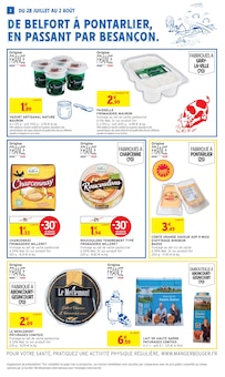 Catalogue Intermarché Super de la semaine 31, "ENTRE SAVEURS ET SAVOIR-FAIRE, CAP SUR LA FRANCHE-COMTÉ.", page 2, 28/07/2026 - 02/08/2026 Prospectus Intermarché Super en cours, "ENTRE SAVEURS ET SAVOIR-FAIRE, CAP SUR LA FRANCHE-COMTÉ.", page 2 sur 4