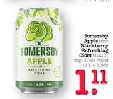 Apple Refreshing Cider im Angebot bei E center in Offenbach Apple Refreshing Cider Angebote von Somersby bei E center Offenbach für 1,11 €