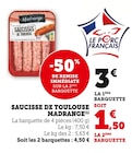 Saucisse de Toulouse - Madrange dans le catalogue Super U