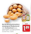 Kartoffeln vorwiegend festkochend oder festkochend im Angebot bei E center in Worms Kartoffeln vorwiegend festkochend oder festkochend Angebote von Gut & Günstig bei E center Worms für 1,49 €