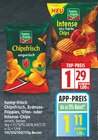 Chipsfrisch, Erdnuss Flippies, Ofen- oder Intense-Chips von funny-frisch für 1,11 € bei EDEKA im Angebot Chipsfrisch, Erdnuss Flippies, Ofen- oder Intense-Chips von funny-frisch im aktuellen EDEKA Prospekt