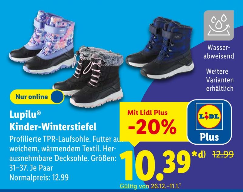 Kinder-Winterstiefel