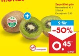 Kiwi grün im Angebot bei Netto Marken-Discount in Stuttgart Kiwi grün Angebote von Zespri bei Netto Marken-Discount Stuttgart für 0,45 €