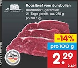Roastbeef vom Jungbullen Angebote von Gut Ponholz bei Netto Marken-Discount Fulda für 2,29 €