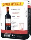 IGP pays d'oc merlot rouge HVE3 - LA CROIX DU PIN / EXPERT CLUB en promo chez Intermarché Calais à 10,80 €