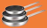 Set de 3 poêles en promo chez Netto Set de 3 poêles dans le catalogue Netto