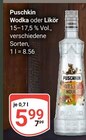 Wodka Angebote von Puschkin bei GLOBUS Nettetal für 5,99 €