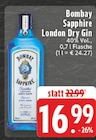 London Dry Gin im Angebot bei EDEKA in Löhne London Dry Gin Angebote von Bombay Sapphire bei EDEKA Löhne für 16,99 €