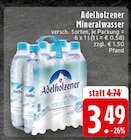 Mineralwasser bei EDEKA im Prospekt "" für 3,49 €