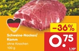 Netto Marken-Discount Bruck - Schweine-Nacken/Kamm Angebot im Prospekt Schweine-Nacken/Kamm bei Netto Marken-Discount im Bruck Prospekt für 0,75 €