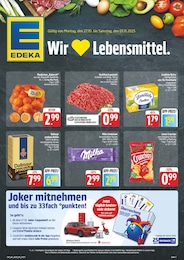 EDEKA Prospekt für Delitzsch mit 8} Seiten EDEKA Prospekt für Delitzsch: "Wir lieben Lebensmittel!", 8 Seiten, 27.10.2025 - 01.11.2025
